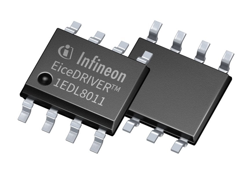 Infineon’s EiceDRIVER 125 V high-side gate driver protects battery-driven applications in the event of a fault